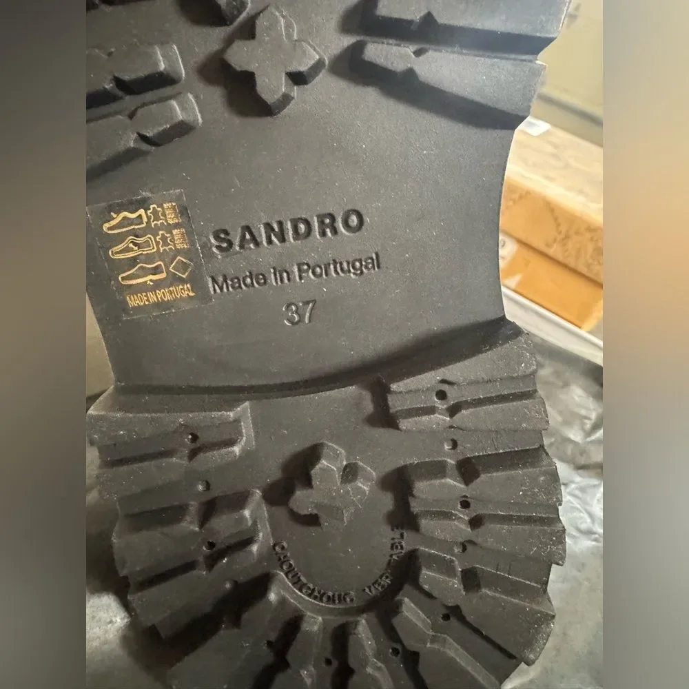 NEW Sandro Women's H22 Liam Stretch Chelsea Boots - Picture 4 of 5